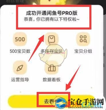 《闲鱼》pro版开通方法