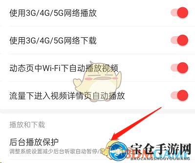 《网易云音乐》后台播放保护设置方法