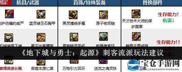 《地下城与勇士：起源》刺客流派玩法建议