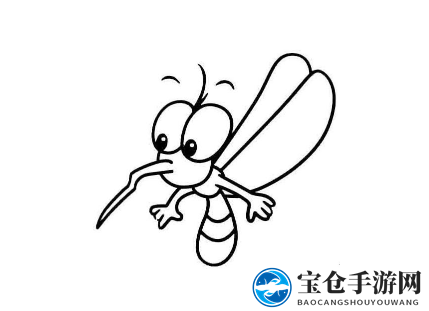 《QQ》画图红包蚊子简笔画
