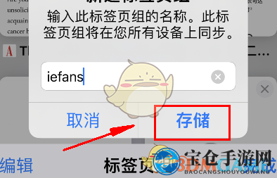 《safari浏览器》标签页组设置方法