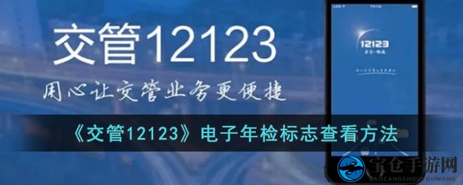 《交管12123》电子年检标志查看方法