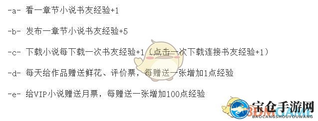 《飞卢小说》经验获取方法图解